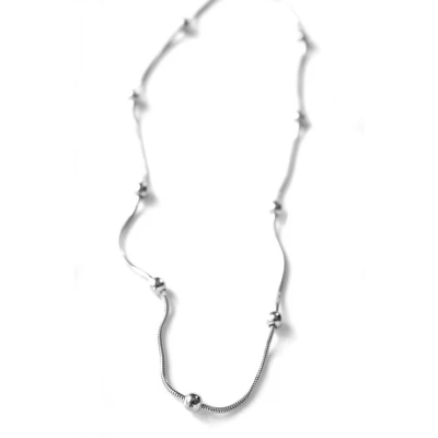 LitaeTrend Top Zincir Kolye - Gümüş