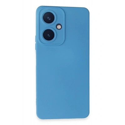 LitaeTrend Vivo Y27 Kılıf Nano içi Kadife Silikon - Mavi