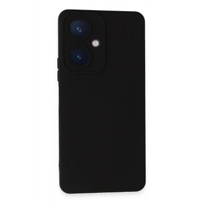 LitaeTrend Vivo Y27 Kılıf Nano içi Kadife Silikon - Siyah