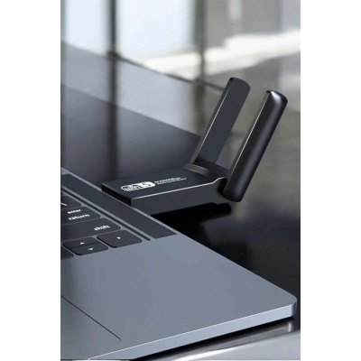 HERŞEYTREND Wifi Adaptör Çift Bantlı Kablosuz Wifi Adaptörü
