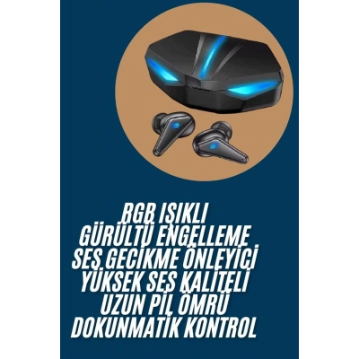 HERŞEYTREND Wireless Gaming Kulaklık Mikrofonlu Bluetooth Oyuncu Kulaklığı