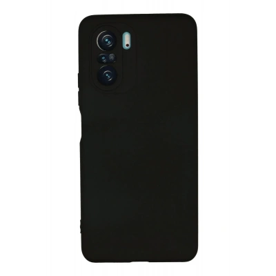 LitaeTrend Xiaomi Poco F3 Kılıf Nano içi Kadife Silikon - Siyah