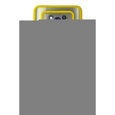 LitaeTrend Xiaomi Pocophone X3 Kılıf Palm Buzlu Kamera Sürgülü Silikon - Sarı