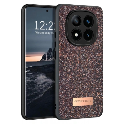 LitaeTrend Xiaomi Redmi Note 14 Pro 4G Bright Simli Kapak - Derin Mor