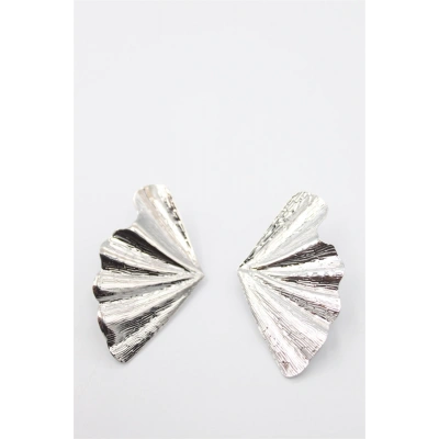 HERŞEYTREND Yaprak Küpe - Gümüş