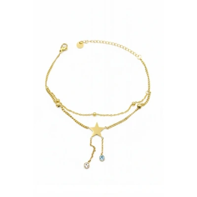 HERŞEYTREND Yıldız Bileklik - Altın