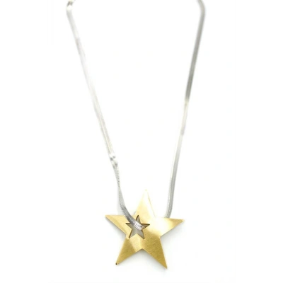 HERŞEYTREND Yıldız Kolye - Altın