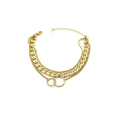 HERŞEYTREND Zincir Bileklik - Altın