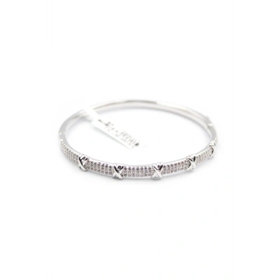 HERŞEYTREND Zirkon Taşlı xox Bilezik - Gümüş