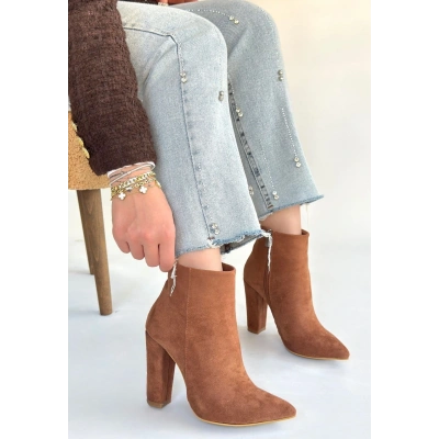 Loora Vizon Süet Topuklu Bot