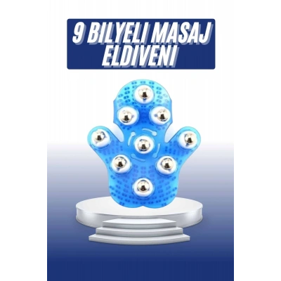 Masaj Aleti El Şeklinde Omuz Bacak Bilyeli Masaj Eldiveni El Şekilli