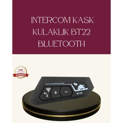 Motosiklet Sürüşleri İçin BT22 Kask Bluetooth Kulaklık Mikrofonlu