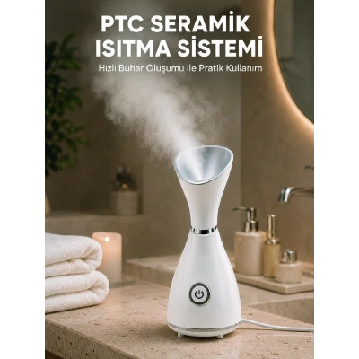 Nano İyonik Cilt Bakım Buhar Makinesi PTC Isıtma Sistemli