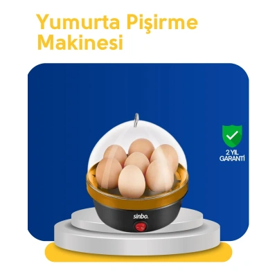 Otomatik Kapanma Özellikli Yumurta Pişirme Makinesi 7 Kapasiteli