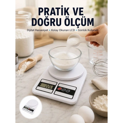 Pratik ve Şık Tasarımıyla Dijital Mutfak Tartısı Yeni Nesil