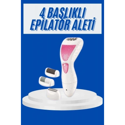 Profesyonel 4in1 Çok Amaçlı Epilasyon Aleti Şarjlı Pratik Taşınabilir