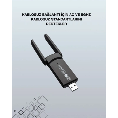 Realtek Chipsetli 5G Destekli Yüksek Hızlı Ağ Adaptörü