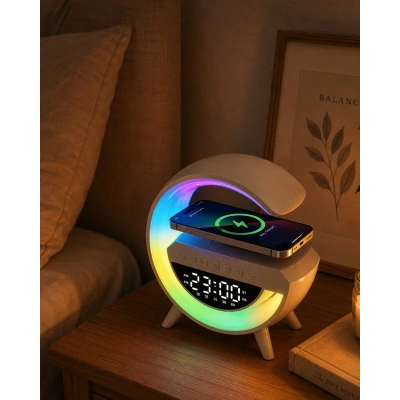RGB Işıklı Bluetooth Hoparlör TF Kart ve FM Destekli Kablosuz Ses Sistemi