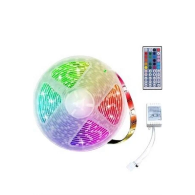 RGB Neon Şerit Led Lamba 10 Metre İç Mekan Tasarımına Uygun