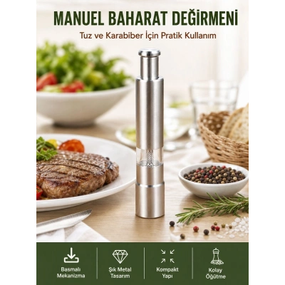 Sağlıklı ve Dayanıklı Gıda Sınıfı Paslanmaz Çelik Öğütücü Yeni Nesil