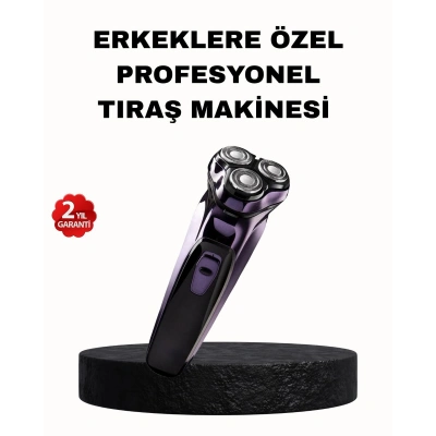 Şarjlı Saç ve Sakal Tıraş Makinesi Kablosuz Kompakt Tasarımlı