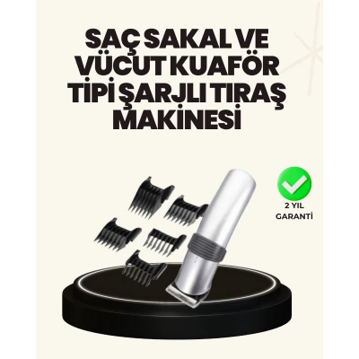 Şarjlı ve Kablosuz Tıraş Makinesi – Her Yerde Rahat Kullanım