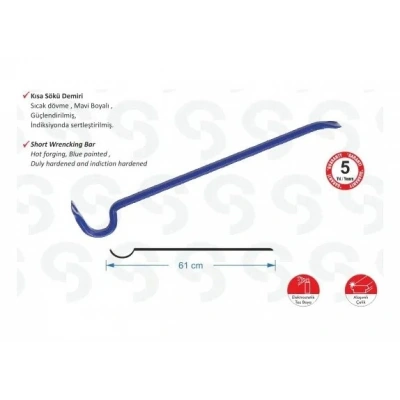 Sk 6000 Kısa Sökü Demiri - 1200 Gr, 61cm