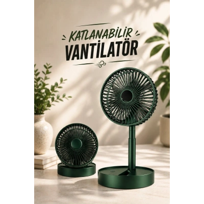 Soğutucu Vantilatör Telefon Standlı Mini Fan