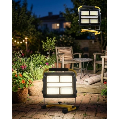 Solar Enerjili LED Kamp Feneri 4 Modlu Ayarlanabilir Açılı Güçlü Aydınlatma