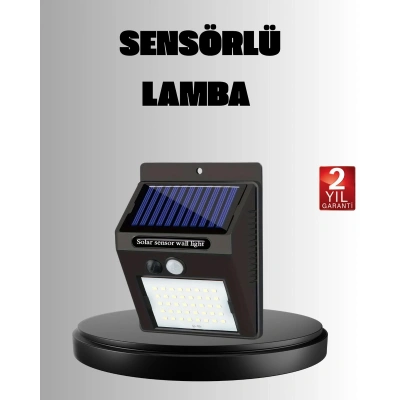 Solar LED Bahçe Aydınlatma – Hareket Sensörlü, Güneş Paneliyle Şarj Olan, IP65 Dayanıklı