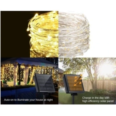 HERŞEYTREND Solar Peri Led 20m 200 Led Gün Işığı