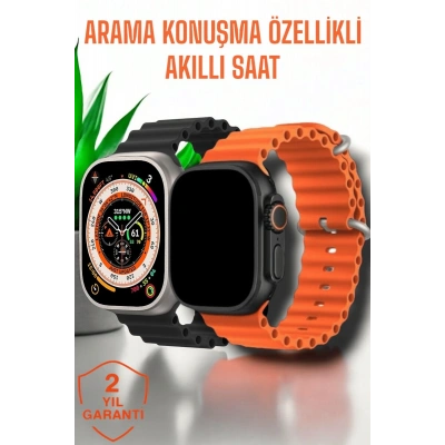 Suya ve Toza Dayanıklı 45 MM Akıllı Saat Bildirim ve Cevapsız Çağrı Görüntüleme