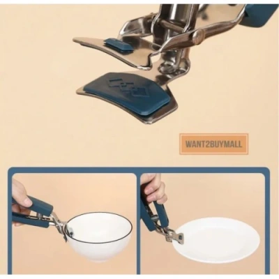 HERŞEYTREND Tabak Tepsi Kelepçesi Yanma Önleyici