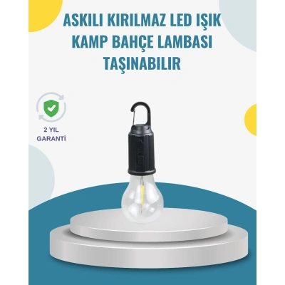 Taşınabilir Sıcak Işık Yayan Kamp Lambası