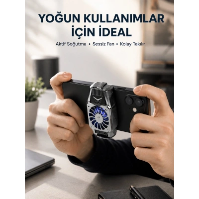 Telefon Isınmasını Azaltan Aktif Fanlı Soğutucu Sistemi