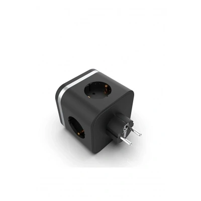 Termal Akım Korumalı Isıya Dayanıklı 3’lü Duvar Tipi Priz 2x Usb 2x Typce 3680 W