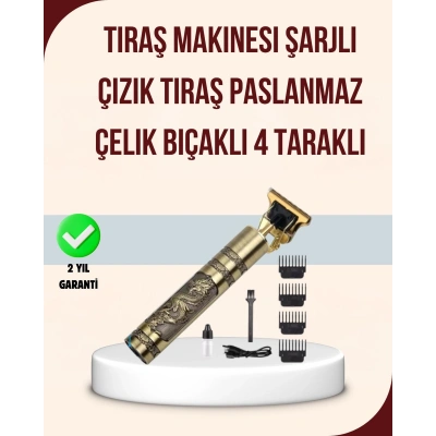 Titreşim Motorlu Erkek Saç ve Sakal Düzeltici