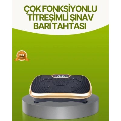 Titreşimli Egzersiz Platformu Evde Fitness ve Kas Güçlendirme