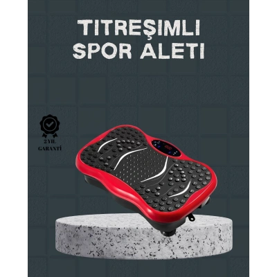 Titreşimli Egzersiz Platformu Evde Spor ve Kas Aktivasyonu