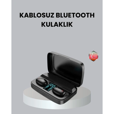 TWS A10s Bluetooth 5.0 Kulaklık Powerbank Şarj Kutulu Mini Tasarım