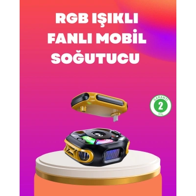 Type-C Girişli AI Modlu Yüksek Performanslı Telefon Soğutucu