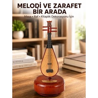 Ud Sembolü Müzik Kutusu Estetik Tasarım Melodi Destekli