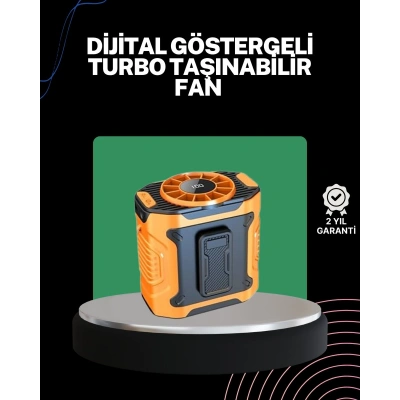 USB Şarjlı Kompakt El ve Boyun Fanı Çok Fonksiyonlu