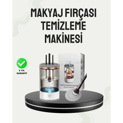USB Şarjlı Kompakt Makyaj Fırçası Temizleme Makinesi