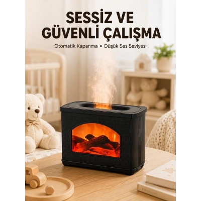 USB Ultrasonik Hava Nemlendirici Ayarlanabilir Sis ve Aromaterapi Özellikli