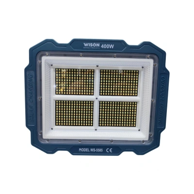 Wıson Ws-5585 Çok Fonksiyonlu 3 Solar Panelli 400w Spot Aydınlatma