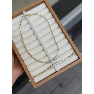 Xuping Baget Set  Kolye - Altın