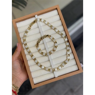 Xuping Set  Kolye - Altın