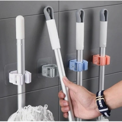 HERŞEYTREND Yapışkanlı Mop Tutucu Seti 4 Adet