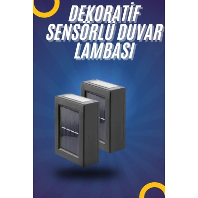 Yeni Model Solar Çift Taraflı Duvar Lambası Dekoratif Duvar Lambası